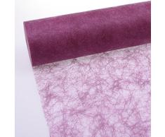 Deko AS GmbH Sizoflor Tischband Erika 60 cm Rolle 25 Meter - 60-600-25-037