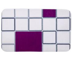 WENKO 20872100 Badematte Abstract - Duschvorleger, Kunststoff - Polyester, Mehrfarbig