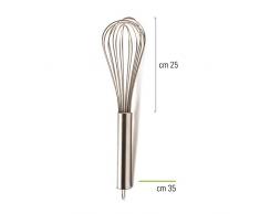 Decora 0280103 SCHNEEBESEN AUS ROSTFREIEM Edelstahl 35 cm