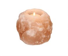 HIMALAYA SALT DREAMS - Salzkristall Teelichthalter Rock ca. 1000 g, natural shape