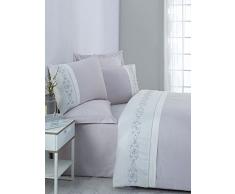 Cotton Box Bettwäsche-Set für Doppelbett, Satin, Weiß, 200 x 220 cm, 4 Stück