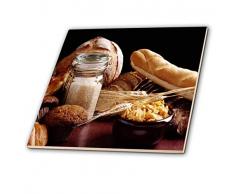 3dRose CT 20014 _ 2 Staff of Life Keramik Fliesen, 15,2 cm