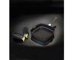 Berghoff Grillpfanne 28 cm Aluminium Jungfrau dunkel, schwarz