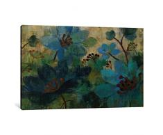 iCanvasART Pfau Garten auf Leinwand, Kunstdruck Silvia wassilewa 18 x 26 x 1.5-Inch