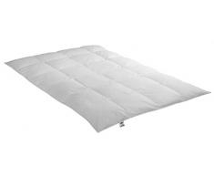 Irisette Daunendecke Nora warme Winterdecke, aus 100% Baumwolle 100% Daune mit Aufbewahrungstasche, 155 x 220 cm, weiÃ