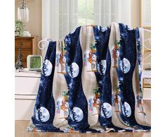 Velvet Touch Urlaub Überwurf Fleece Decke (127 x 152,4 cm) Frosty at Night
