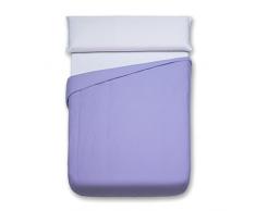 Sancarlos – combicolor Bettdecke, 100% Baumwolle, leicht Bügeln