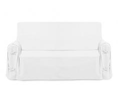 Soleil d Ocre Panama 112551 Bezug für Sofa Baumwolle 100X200X60, Baumwolle, weiß, 100X200X60