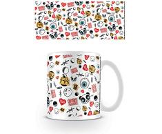 DC Comics Kaffeetassen, Keramik, Mehrfarbig, 7.9 x 11 x 9.3 cm