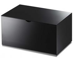 YAMAZAKI Veil Aufbewahrungsbox, ABS, Schwarz, One Size