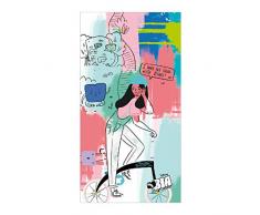 Cerdá Schwein Strandtuch, Mehrfarbig, 70 x 140 cm