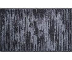 Grund Badteppich 100% Polyacryl, ultra soft, rutschfest, FANCY, Badematte 70x120 cm, anthrazit