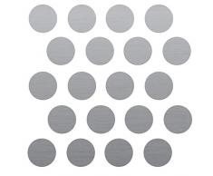 Polka Dot Aufkleber – schälen und Stick Kreis WandSticker für Kinderzimmer, Kinder Raum, Spiegel und Türen 2,5 cm 5,1 cm 7,6 cm 10,2 cm oder 12,7 cm – Gold, Silber, Schwarz, Dunkelblau, oder weiß