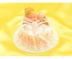 Pati-Versand 12140 Topper Kuchenform Baby in Korb, Kunststoff, weiÃ, 13 x 10 x 13 cm