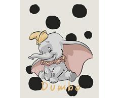 Disney Wandbild von Komar | Dumbo Dots | Kinderzimmer, Babyzimmer, Dekoration, Kunstdruck | GröÃe 40x50cm (Breite x Höhe) | ohne Rahmen | WB026-40x50