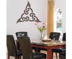 INDIGOS 4052166050401 Wandtattoo w284 Ornament, Orien Wandaufkleber 120 x 111 cm, braun