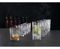 Spiegelau & Nachtmann, 12-teiliges Becher-Set, 6x Tumbler Square (345 ml), 6x Longdrink Square (445 ml), Kristallglas, Highland, 101754