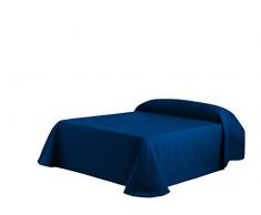 Eysa Bettüberwurf, Polyester, 250 x 75, 25 Prozent Baumwolle, Kies 03 Tagesdecke, Blau