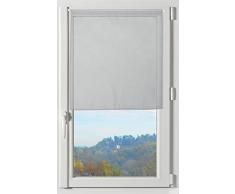 Lovely Casa RA31290003 Lisa Paar Gardinen, Scheibengardine, Baumwolle, 60 x 60 cm, Perlgrau