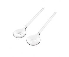 Biesse Casa Salatbesteck, Kunststoff, Transparent