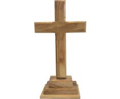 Heiligen Land Markt Stehend Oder Tisch Altar Olivenholz Kreuz (20,3 cm Stehend)