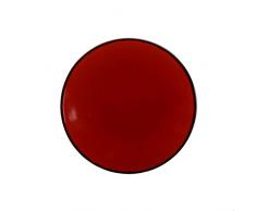 Avet Spain-Set Dessertteller, Steingut 20.5x20.5x2 cm rot