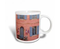 3dRose Hotel De Ville, Roussillon, Provence Frankreich EU09 bjn0741 Brian Jannsen Tasse, 15 Oz, Keramik, 11,43 x 8,45 x 12,7 cm