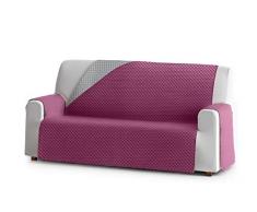 Eysa Oslo Sofa überwurf, Polyester, C/2 Fuchsia-grau, 2 sitzer 115 cm. Geeignet für Sofas von 120 bis 170 cm