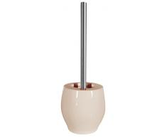 Spirella Bali WC Bürste Toilettenbürste Klobürste WC Garnitur aus Porzellan Sand/Beige