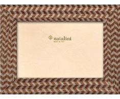 Natalini Couture Marrone 10X15 Bilderrahmen mit Unterstützung für Tisch, Tulipwood, Braun, 10 X 15 X 1,5