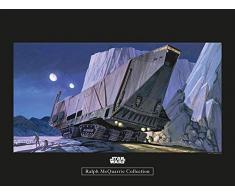 Komar Wandbild Star Wars Classic RMQ Sandcrawler | Kinderzimmer, Jugendzimmer, Dekoration, Kunstdruck | ohne Rahmen | WB156-40x30 | Größe: 40 x 30 cm (Breite x Höhe)