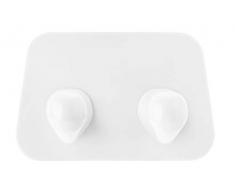 VIGAR Wandhaken selbstklebend mit doppelte Haken, Weiß, 11,6 x 7,5 x 7,5