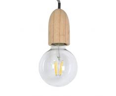 Zons Pendelleuchte + LED Leuchtmittel, grau, LOT DE 1