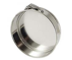 Zenker 62235 Mini Springform aus verzinntem Band, Linie Silver ø 15 XM (Farbe: Silber), Menge: 1 Stück