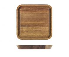 H&H 9294 Tablett Acacia, quadratisch, 17 cm