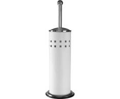 SANWOOD 6392426 Bürstengarnitur Nele weiß/Chrom, Edelstahl pulverbeschichtet