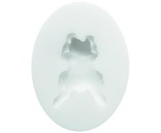 silikomart 71.412.00.0096 Backform für Kuchen SLK312 Baby Dormaient Silikon, Weiß