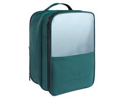 SumDirect Schuhbeutel für Reisen, Schuhe, Organizer für Reisen, Business, Aufbewahrung, Edelstein, Frauen 1 grün