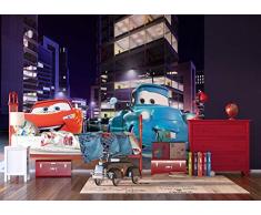 AG Design FTDXXL 0245 Cars Disney, Papier Fototapete Kinderzimmer- 360x255 cm - 4 teile, Papier, multicolor, 0,1 x 360 x 255 cm