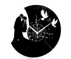 Vinyl Wanduhr Vintage Handgemache Schallplatten-Design Dekor Verheiratet Hochzeit Freunde