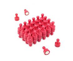 First4magnets F4MSPK-48 Rosa Kegel Magnet - Büro & Kühlschrank (12mm Durchmesser x 21mm hoch) (Packung mit 48), silver, 25 x 10 x 3 cm