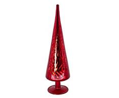 Renaissance 2000 Inc Baumspitze aus Glas, 38 cm, Rot