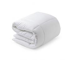 Sancarlos Bettdecke Steppbett, Dichte 350 g Mistral weiß. – Füllung Microgel – Berührung Leder Pfirsich