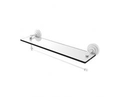 Allied Brass Prestige Que Glasablage für Papierhandtücher, 56 cm, Mattweiß