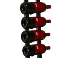 Epicureanist Weinregal für 9 Flaschen, Metall, Schwarz