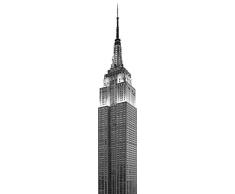 Komar Vlies Fototapete Empire State Building, Grau, 50 x 250 cm