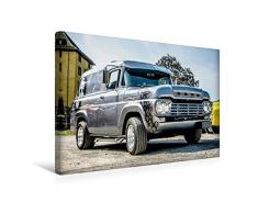 Premium Textil-Leinwand 45 x 30 cm Quer-Format FORD PICK-UPS F 1 - F 100 | Wandbild, HD-Bild auf Keilrahmen, Fertigbild auf hochwertigem Vlies, Leinwanddruck von © Michael Jaster Fotografie Düsseldorf