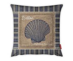 Bonamaison Dekorativ Kissenhülle, Kissenbezug, Zierkissenbezug, Wohnkultur, Für Sofa, Kaffeestube, Größe: 45X45 cm - Entworfen und hergestellt in der Türkei