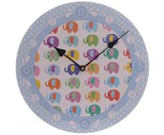 Puckator CKP84 Wanduhr mit Elefantenmotiv