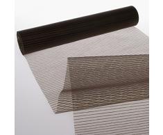 Deko AS GmbH Streifenorganza Tischband - braun - 28 cm x 15 m - 70 280 021